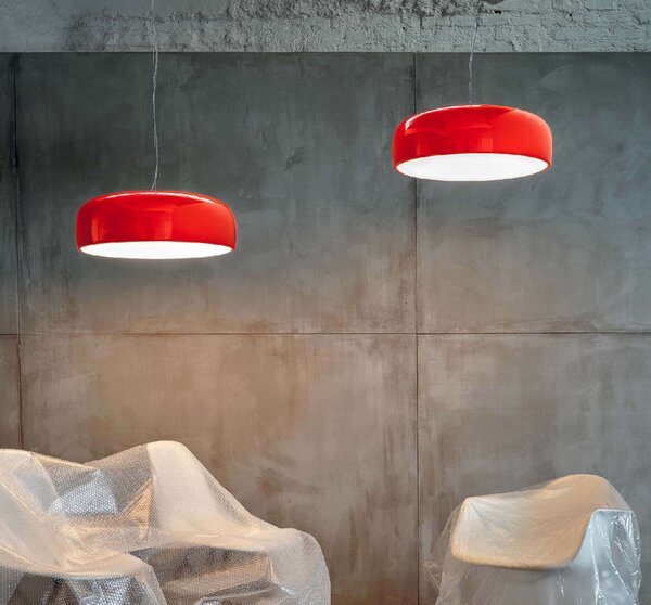 Závěsné svítidlo Flos Smithfield Suspension, 60cm, 4xE27 Barva: Červená