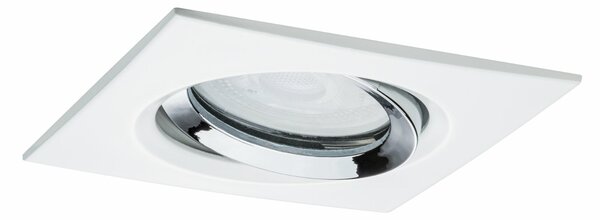 Paulmann vestavné svítidlo Nova IP65 hranaté max. 35W bílá/chrom 1ks sada nastavitelné 936.64 P 93664