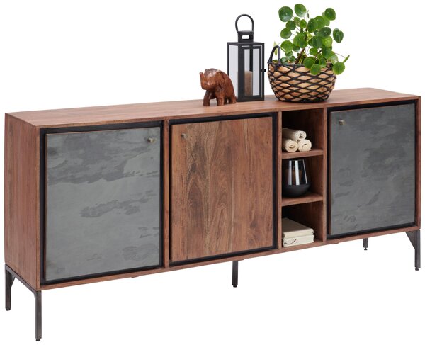 ŠIROKÁ KOMODA, akácie, hnědá, 180/77/40 cm Livetastic - Online Only komody, Online Only