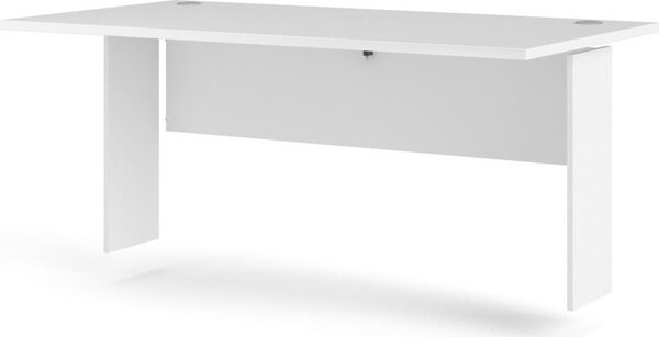 Tvilum Psací stůl Officer 80400/71 150 cm bílý/stříbrno-šedý