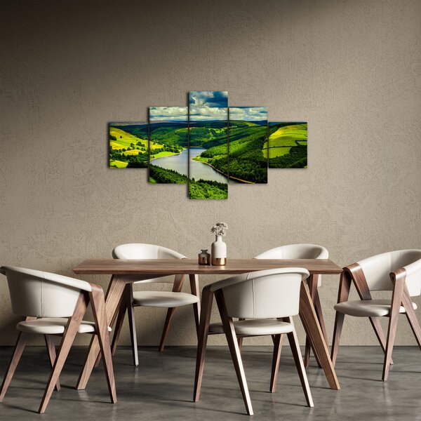 Obraz - Zelená krajina (125x70 cm)