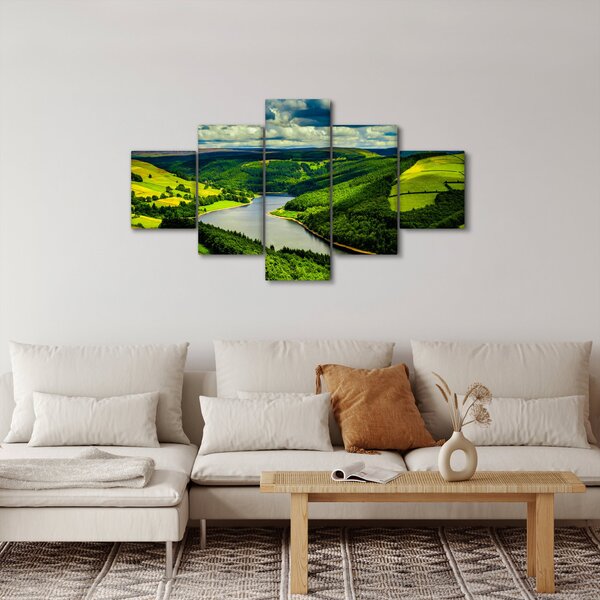 Obraz - Zelená krajina (125x70 cm)