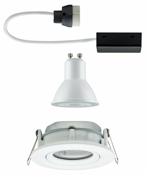 Paulmann vestavné svítidlo LED Nova IP65 kruhové 7W GU10 bílá 1ks sada nastavitelné 928.97 P 92897