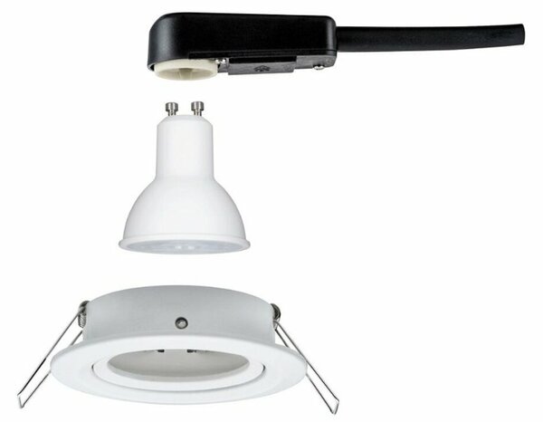 PAULMANN Vestavné svítidlo LED Nova kruhové 1x6,5W GU10 bílá mat výklopné 934.30 P 93430