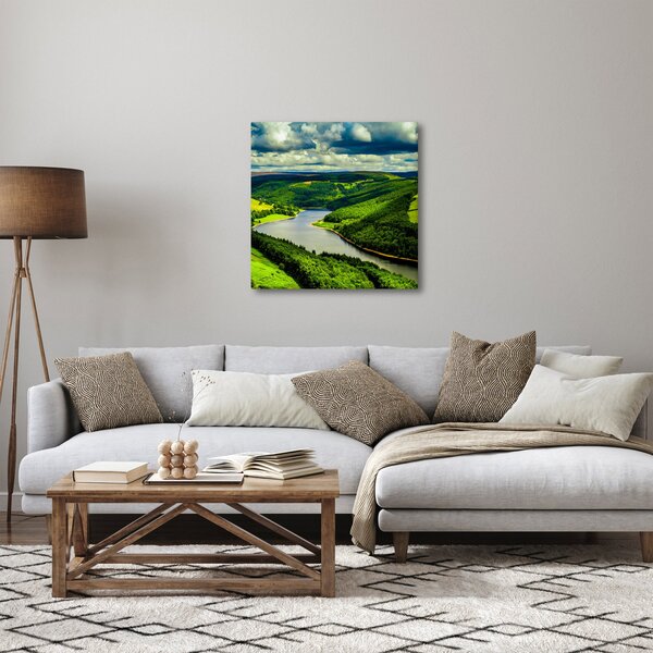 Obraz - Zelená krajina (30x30 cm)