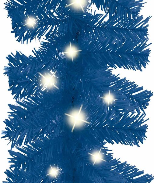 Vánoční girlanda s LED světýlky 10 m modrá 329193