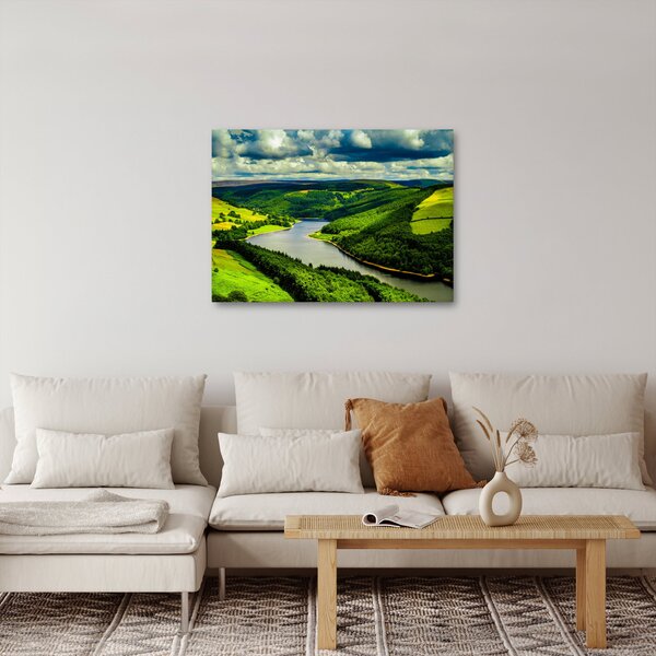 Obraz - Zelená krajina (70x50 cm)