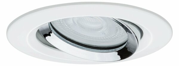 Paulmann vestavné svítidlo Nova IP65 kruhové max. 35W bílá/chrom 1ks sada nastavitelné 936.63 P 93663