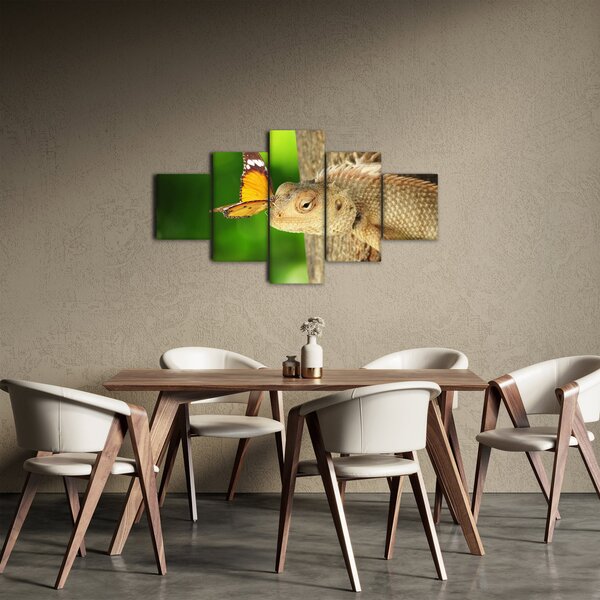 Obraz - Ještěr (125x70 cm)