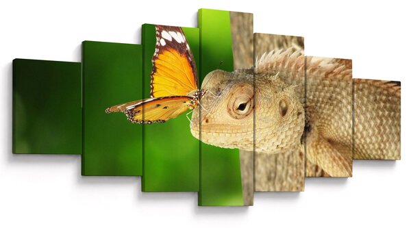 Obraz - Ještěr (210x100 cm)
