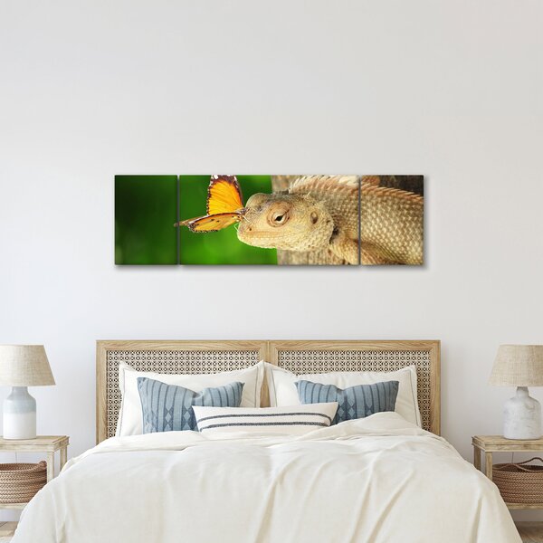 Obraz - Ještěr (170x50 cm)
