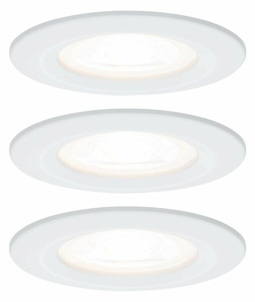 PAULMANN Vestavné svítidlo LED Nova kruhové 3x6,5W GU10 bílá mat nevýklopné 3-krokové-stmívatelné 934.78 P 93478