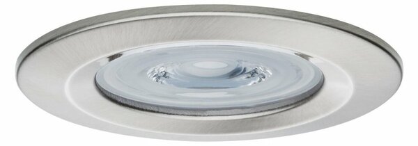 PAULMANN Vestavné svítidlo LED Nova kruhové 3x6,5W GU10 kov kartáčovaný 4000K nevýklopné 929.79