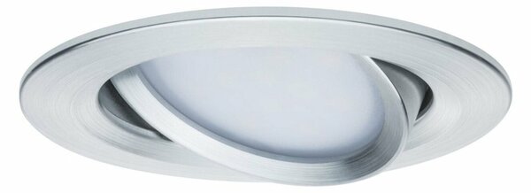 PAULMANN Vestavné svítidlo LED Nova kruhové 3x6,5W GU10 hliník broušený nastavitelné 934.33 P 93433