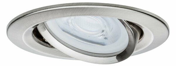 PAULMANN Vestavné svítidlo LED Nova kruhové 3x6,5W GU10 kov kartáčovaný výklopné 934.29 P 93429
