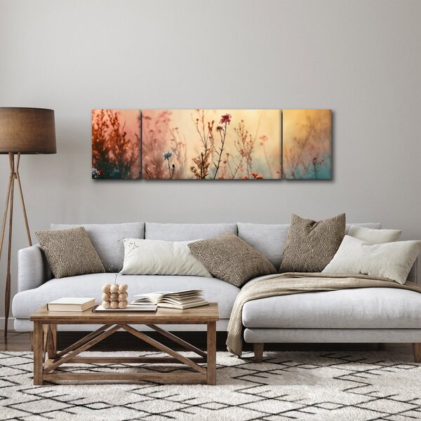 Obraz - Divoké kvítí (170x50 cm)