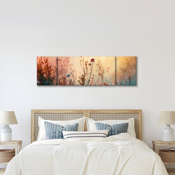 Obraz - Divoké kvítí (170x50 cm)