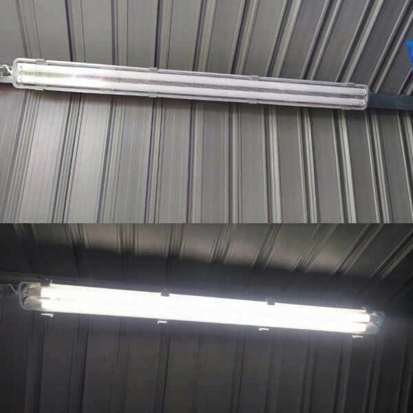 LED hermetické svítidlo T8 - 2x150 cm - IP65 BERGE