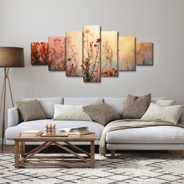 Obraz - Divoké kvítí (210x100 cm)