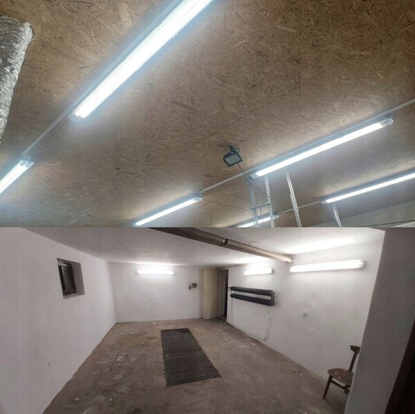 LED hermetické svítidlo T8 - 2x150 cm - IP65 BERGE