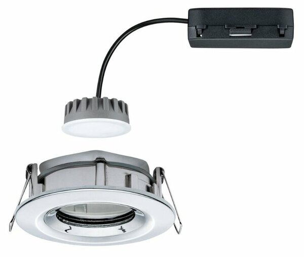 PAULMANN Vestavné svítidlo LED Nova Plus kruhové 1x6,8W chrom výklopné stmívatelné 936.83 P 93683