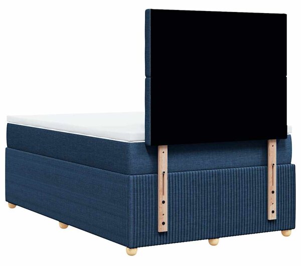 Box spring postel s matrací černá 120x190 cm textil 3292015