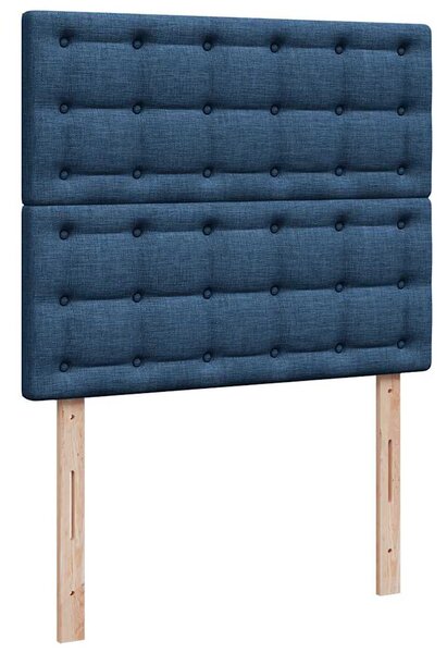 Box spring postel s matrací černá 120x190 cm textil 3292015