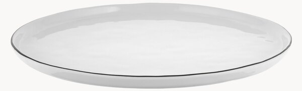 Ručně vyrobené porcelánové talíře Salt, 4 ks