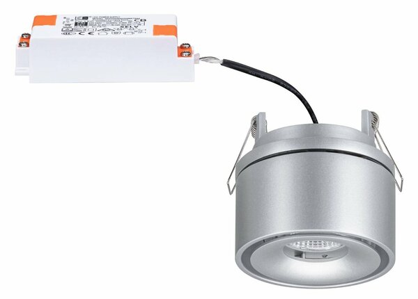 PAULMANN Vestavné svítidlo LED Spircle matný chrom 8,0W 3.000K 36° 933.74