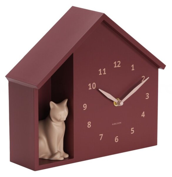 Nástěnné i stolní hodiny 6099RD Karlsson 27cm