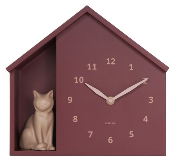 Nástěnné i stolní hodiny 6099RD Karlsson 27cm
