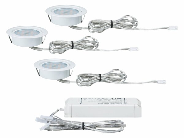Paulmann zápustné svítidlo Micro Line LED 3x4,5W bílá SET 3KS 935.54 P 93554