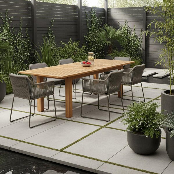 ZAHRADNÍ STŮL, dřevo, 180-260/100/75 cm Gardenson - Online Only zahradní nábytek, Online Only