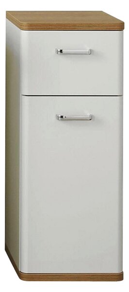SPODNÍ SKŘÍŇKA, bílá, bílá, barvy dubu, 30/72/33 cm Xora - Koupelnové série