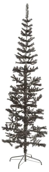 Úzký vánoční stromek černý 180 cm 329219