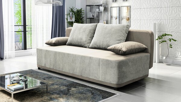 ROZKLÁDACÍ POHOVKA, textil, krémová MID.YOU - Rozkládací pohovky, Online Only
