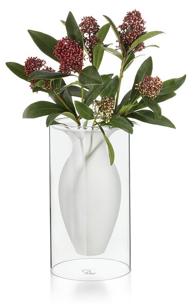 Skleněná designová váza ESMERALDA M 24 cm – Philippi