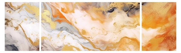 Obraz - Mramorované pozadí (170x50 cm)