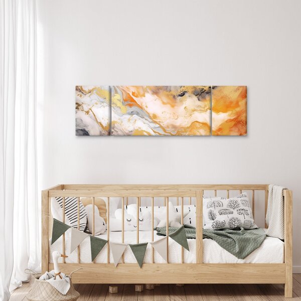 Obraz - Mramorované pozadí (170x50 cm)