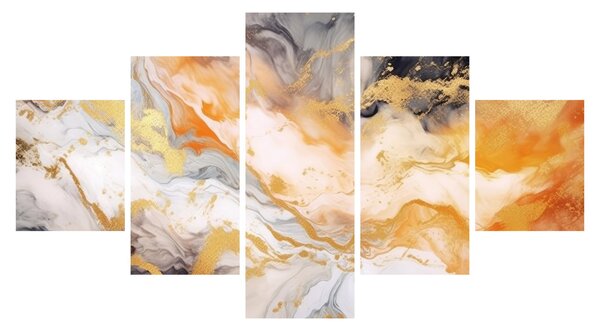 Obraz - Mramorované pozadí (125x70 cm)