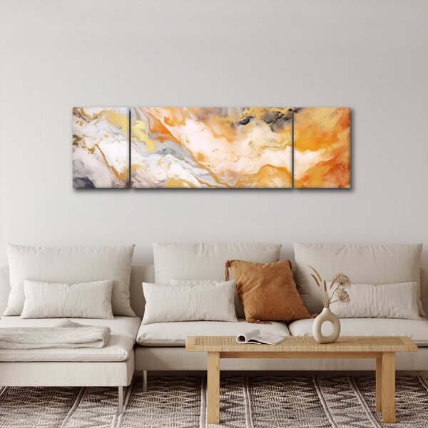 Obraz - Mramorované pozadí (170x50 cm)