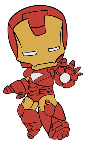 Živá Zeď Dřevěné vybarvovací postavičky Avengers a Groot