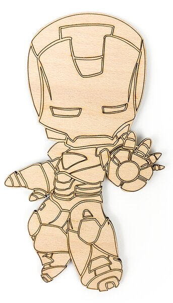 Živá Zeď Dřevěné vybarvovací postavičky Avengers a Groot