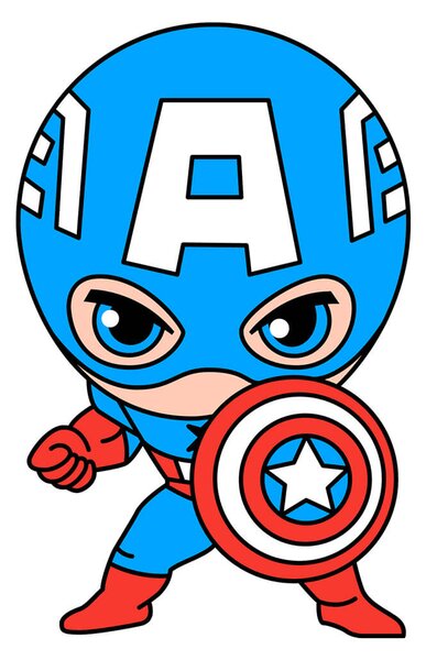 Živá Zeď Dřevěné vybarvovací postavičky Avengers a Groot