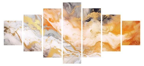 Obraz - Mramorované pozadí (210x100 cm)
