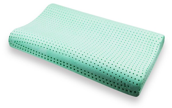 Přírodní polštář ideální pro spánek na zádech Bio Wave, 72x42 cm