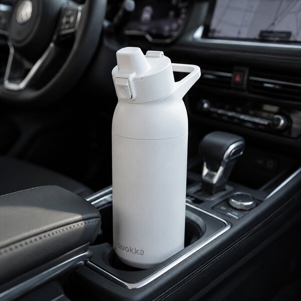Nerezová sportovní láhev s pítkem Tide, 700ml, Quokka, bílá