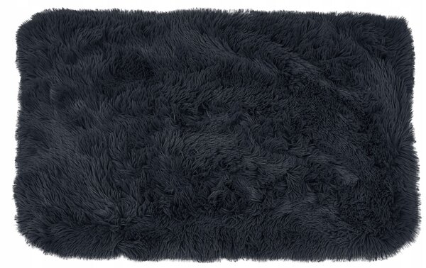 Dětský plyšový koberec MAX - černý (40x60 cm )