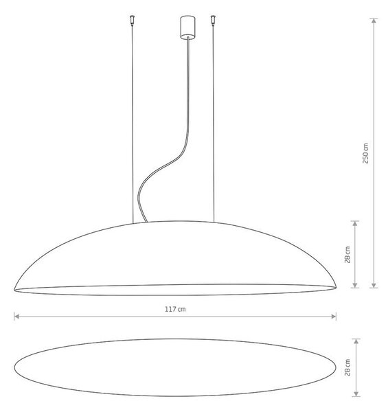 Závěsné svítidlo Nowodvorski CANOE BLACK 7926