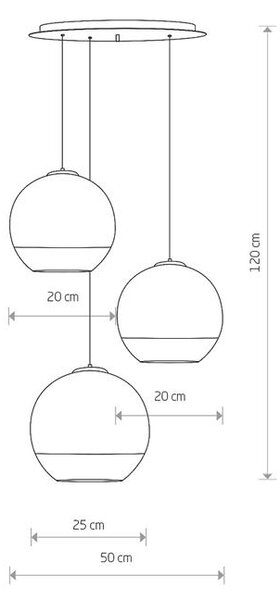 Svítidlo Nowodvorski GLOBE PLUS III 7607